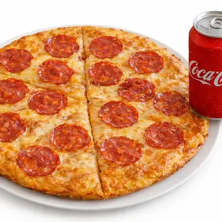 Pizza Salami M + Cola dz