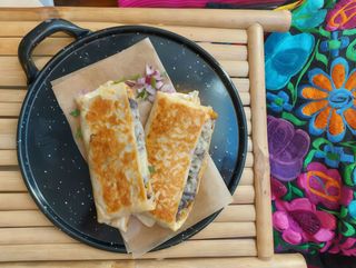 Chimichanga con carne