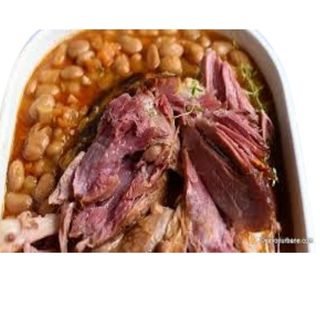 Iahnie de fasole cu ciolan afumat