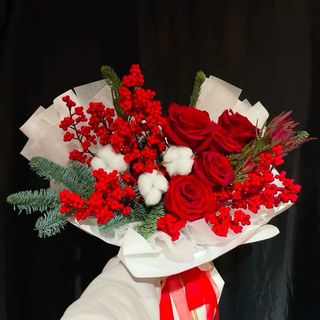 Buchet red christmas