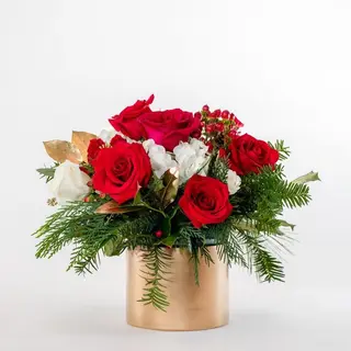 Cutie craciun roses