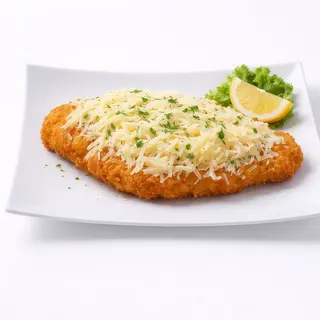 Șnițel de porc crocant cu cașcaval