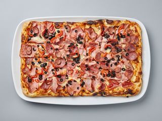 Pizza Family Prosciutto e funghi 60/40