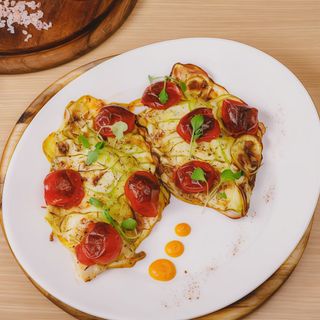 Orata in crosta di zucchine