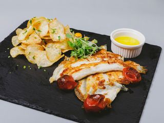 Rombo con patate al forno e cremina di zenzero