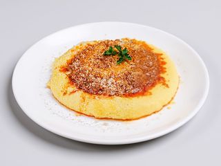 Polenta con ragu alla bolognese