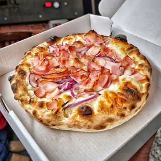 Ghibirlic Muntenesc cu brânză, ceapă si bacon