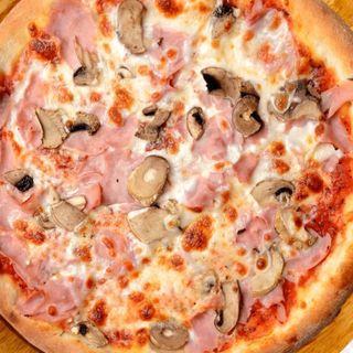Pizza proscioto funghi 1+1 gratis 60 ron