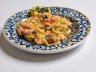 Tagliatelle cu somon