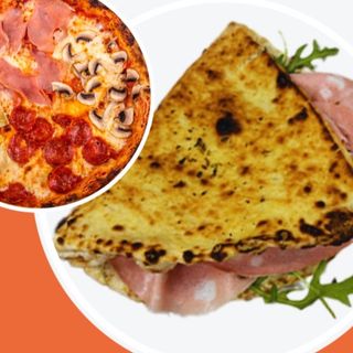 Senvicione cu mortadella și pesto