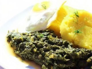 Spanac cu Mamaliguta