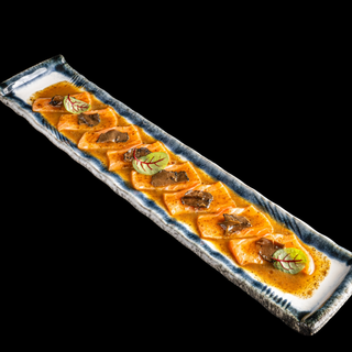 Salmon usuzukuri jalapenos