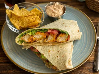 Crispy chicken wrap