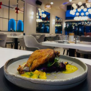 Pulpa de rata cu varza rosie si mar caramelizat