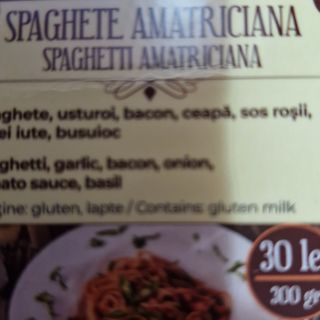 Spaghette Amatriciana