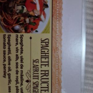 Spaghette cu fructe de mare