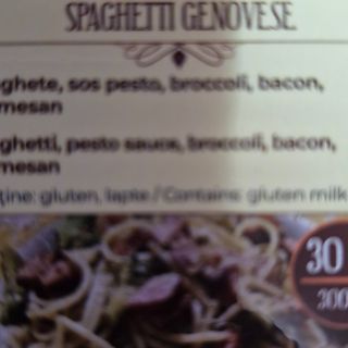 Spaghette Genovese