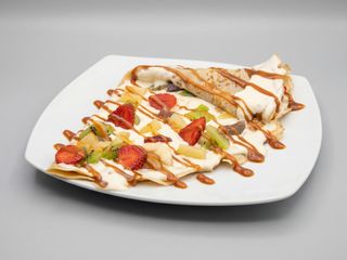 20.Clătită cu mascarpone și fructe exotice