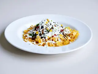 Salată de ciuperci cu fulgi de porumb