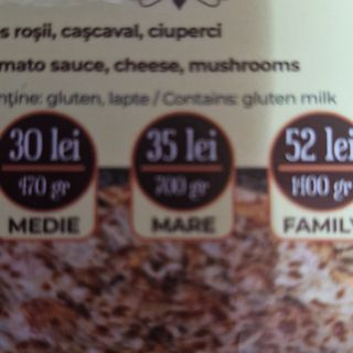 Pizza Funghi (medie)