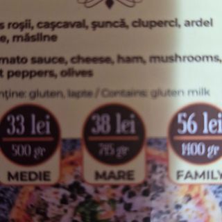 Pizza Capricciosa (medie)