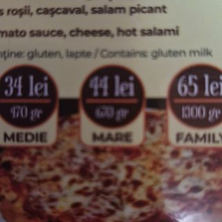 Pizza Diavola (medie)