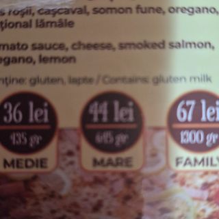 Pizza Salmone (mare) 