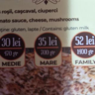 Pizza Funghi (family) 