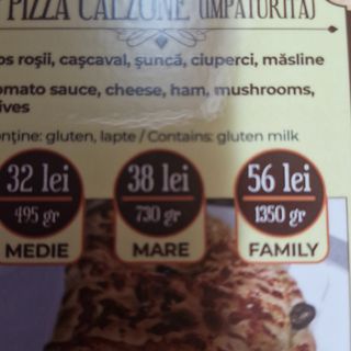 Pizza Calzone (împăturită) (family)