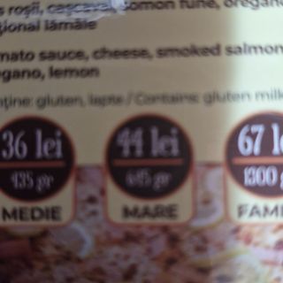 Pizza Salmone (family)