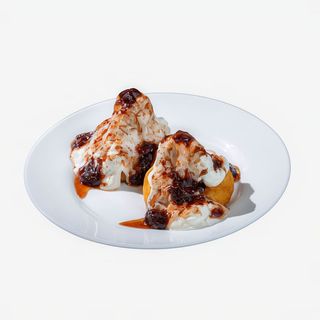 Papanași cu dulceață