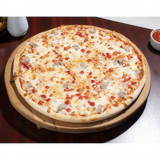 Pizza Peperoni e Salsiccia mica Ø 33cm