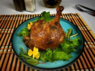 Pulpă rață confiată