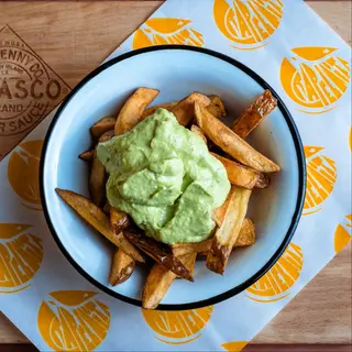 Guacamole Fries-Cartofi prajiti cu sos Avocado