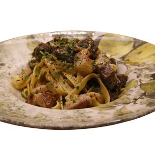 Tagliatelle cu muschi de vita