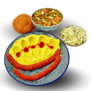 MENIUL ZILEI CARNATI PORC SUBTIRI CU GARNITURA LA ALEGERE