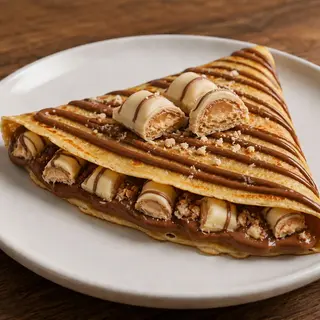 Clatita cu Nutella si Kinder Bueno White