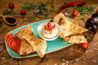 Salata de vinete cu focaccia