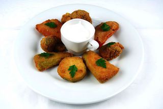 Legume pane cu sos de smantana