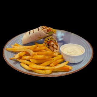 Twister Wrap + cartofi prajiti