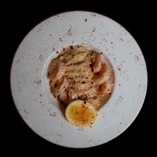 Tagliatelle Alfredo cu creveți