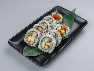 Special sushi roll - tempura shrimp