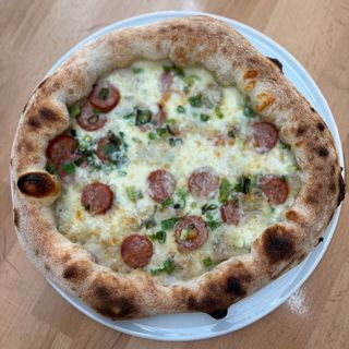 Pizza cu Carnat si Ceapa Verde , 32cm