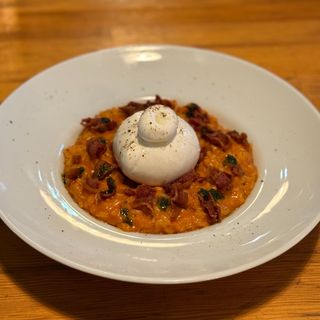 Risotto cu burrata si bacon crocant , 350 g