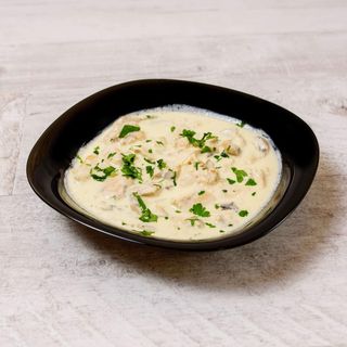 Tigaie de pui cu sos gorgonzola