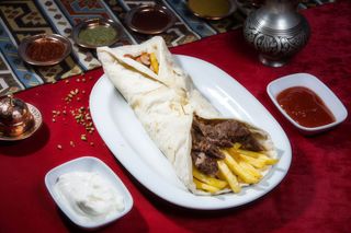 Shaorma mare de oaie tocata