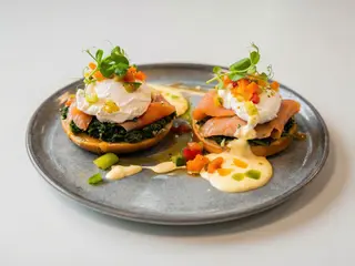 Eggs Royal Brioche