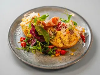 Scrambled Eggs Brioche