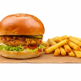 Chicken Crispy Burger&Fries