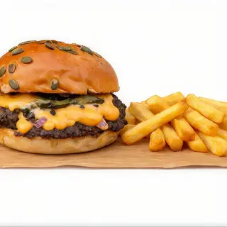 Smash Cheeseburger&Fries